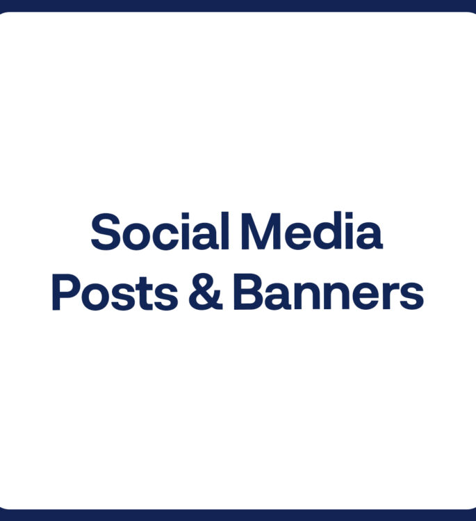 Social Media Posts & Banners