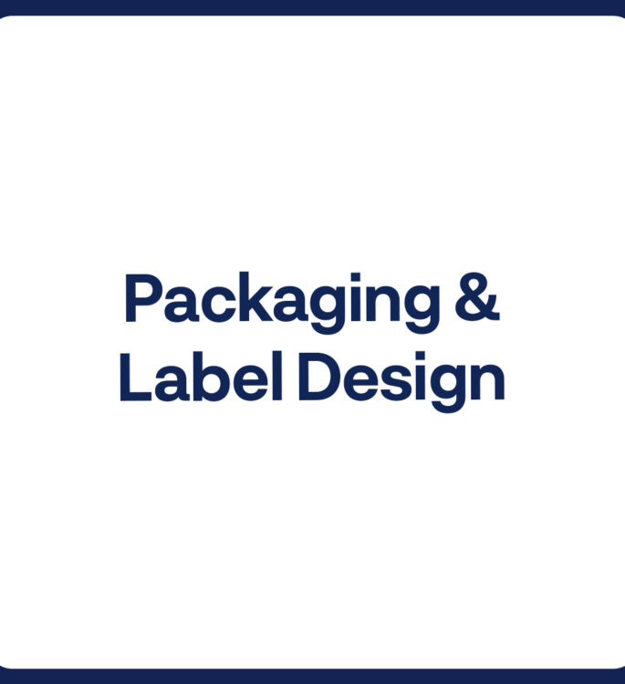 Packaging & Label Design