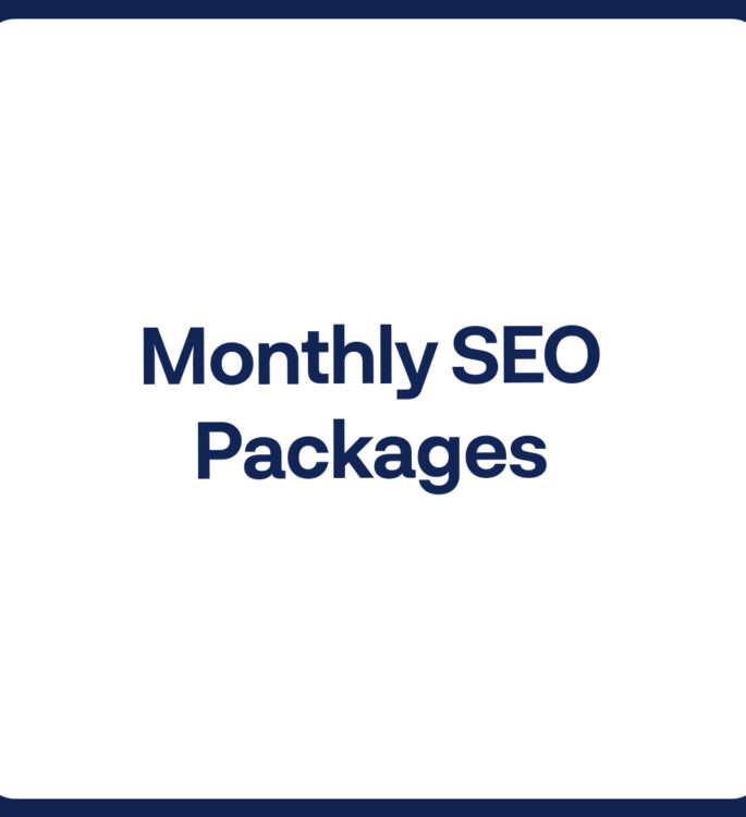 Monthly SEO Packages