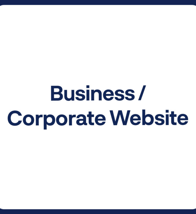 Business / Corporate Website