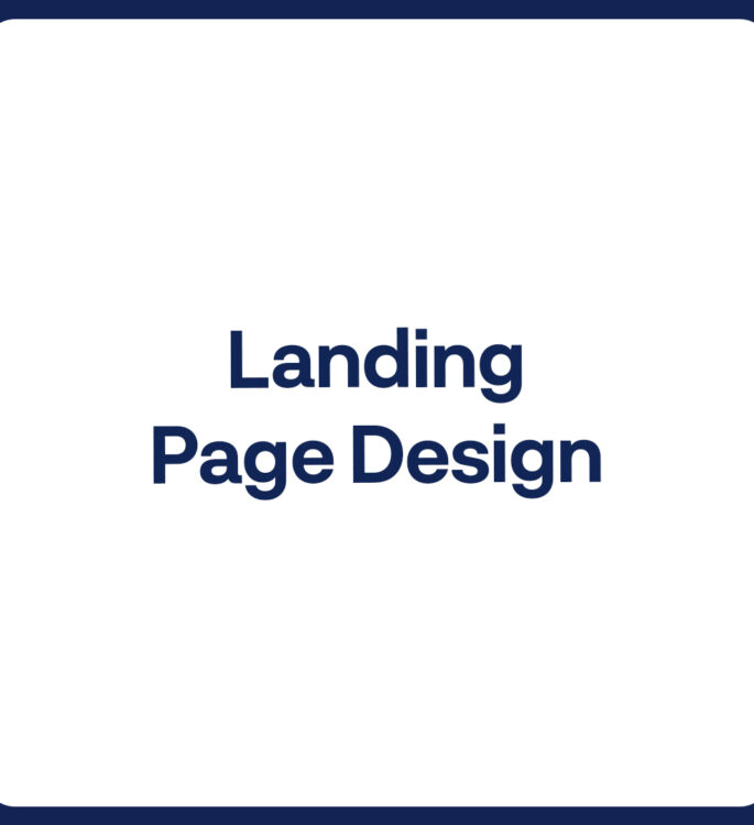 Landing Page Design